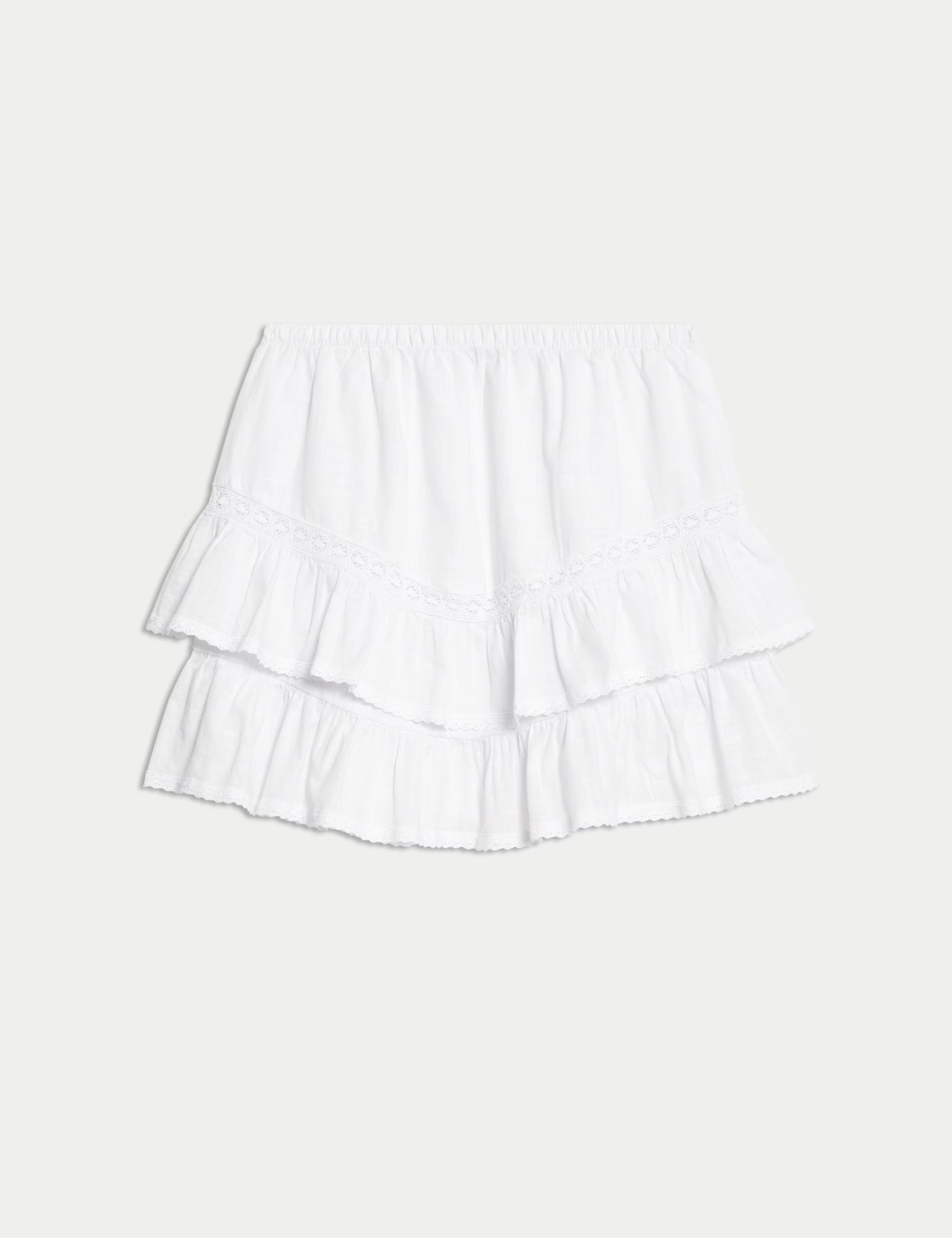 Pure Cotton Embroidered Mini Skirt | Marks & Spencer (UK)