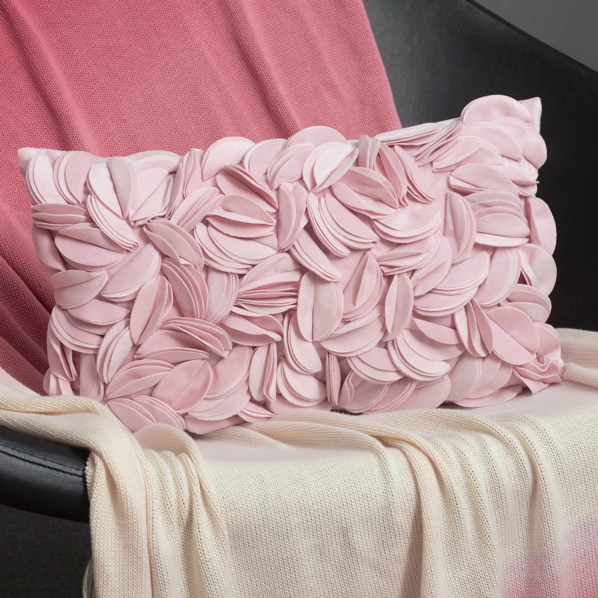 Embroidered Pillow Cover Decorative Floral Accent Pillow Case Home Decor Cushion Cover | Wayfair | Wayfair North America
