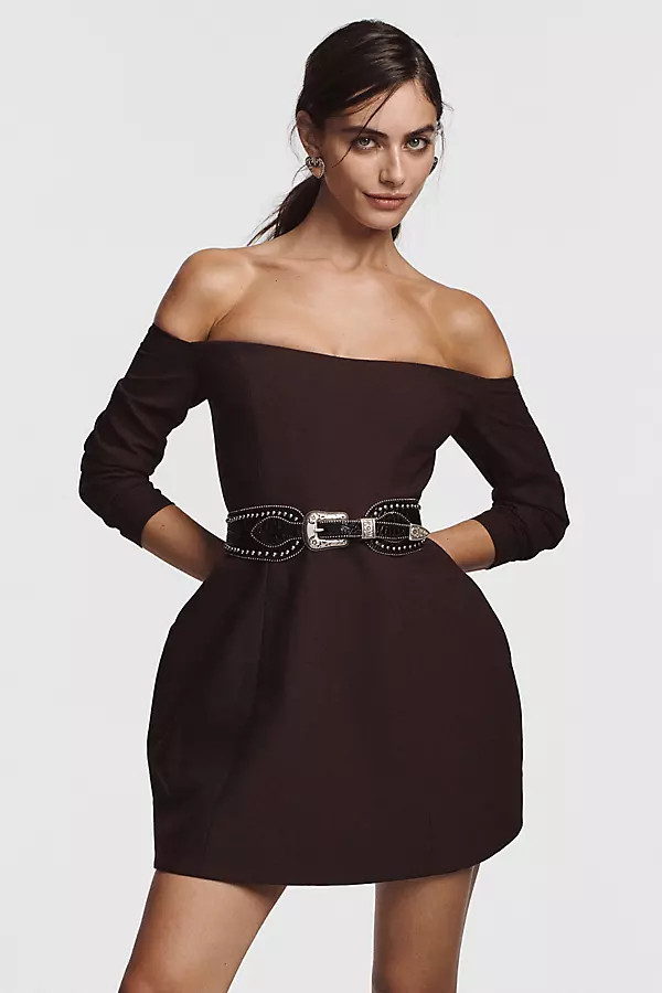 Nadene Hourglass Mini Dress | Anthropologie (US)