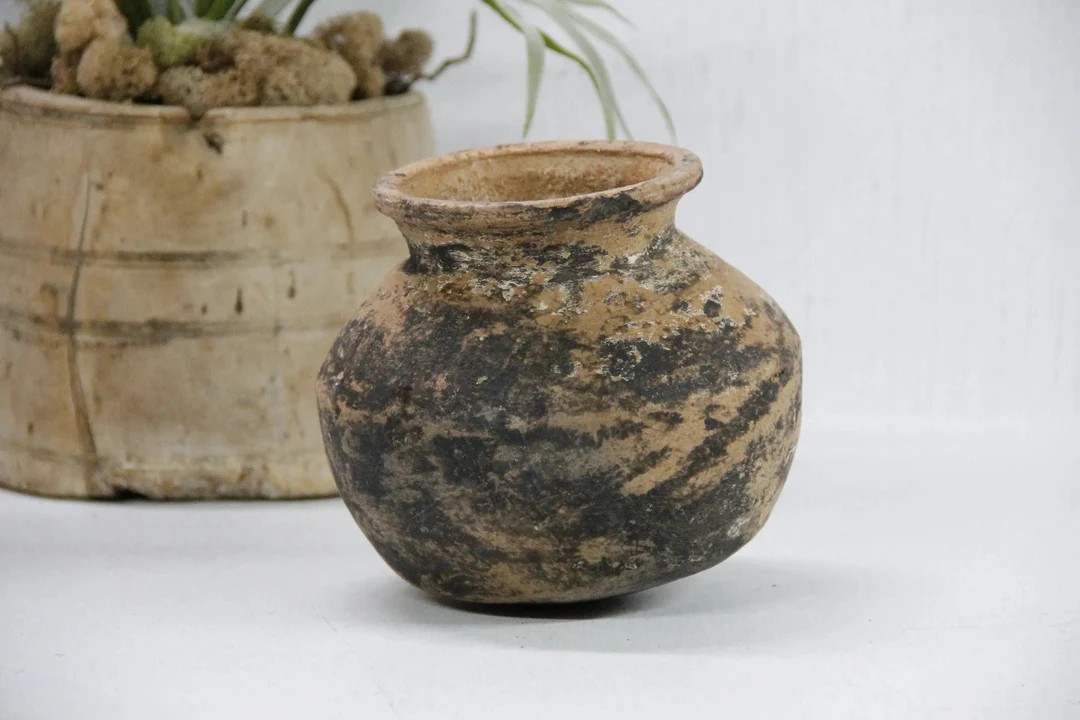 Vintage Clay Pot Medium Cook Vessel - Etsy | Etsy (US)
