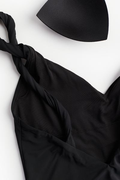Padded-cup Swimsuit with Twisted Straps | H&M (US + CA)