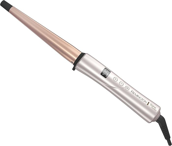 Remington Shine Therapy Argan Oil & Keratin Infused ½-1 Inch Tapered Curling Wand for Natural Cu... | Amazon (US)