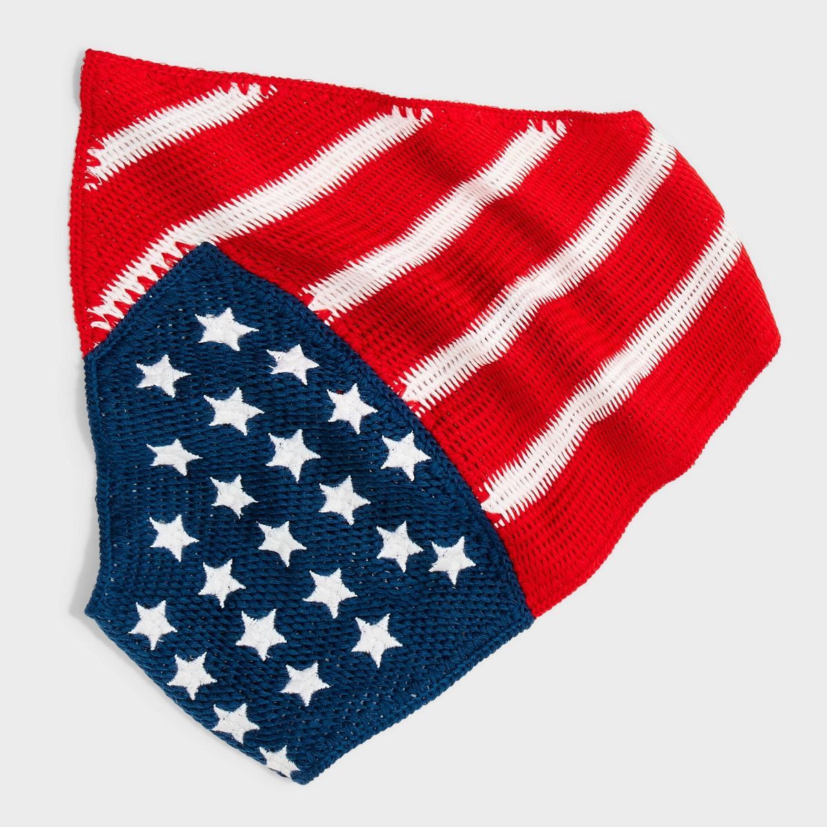 American Flag Knit Hair Headwrap - Red/White/Blue | Target