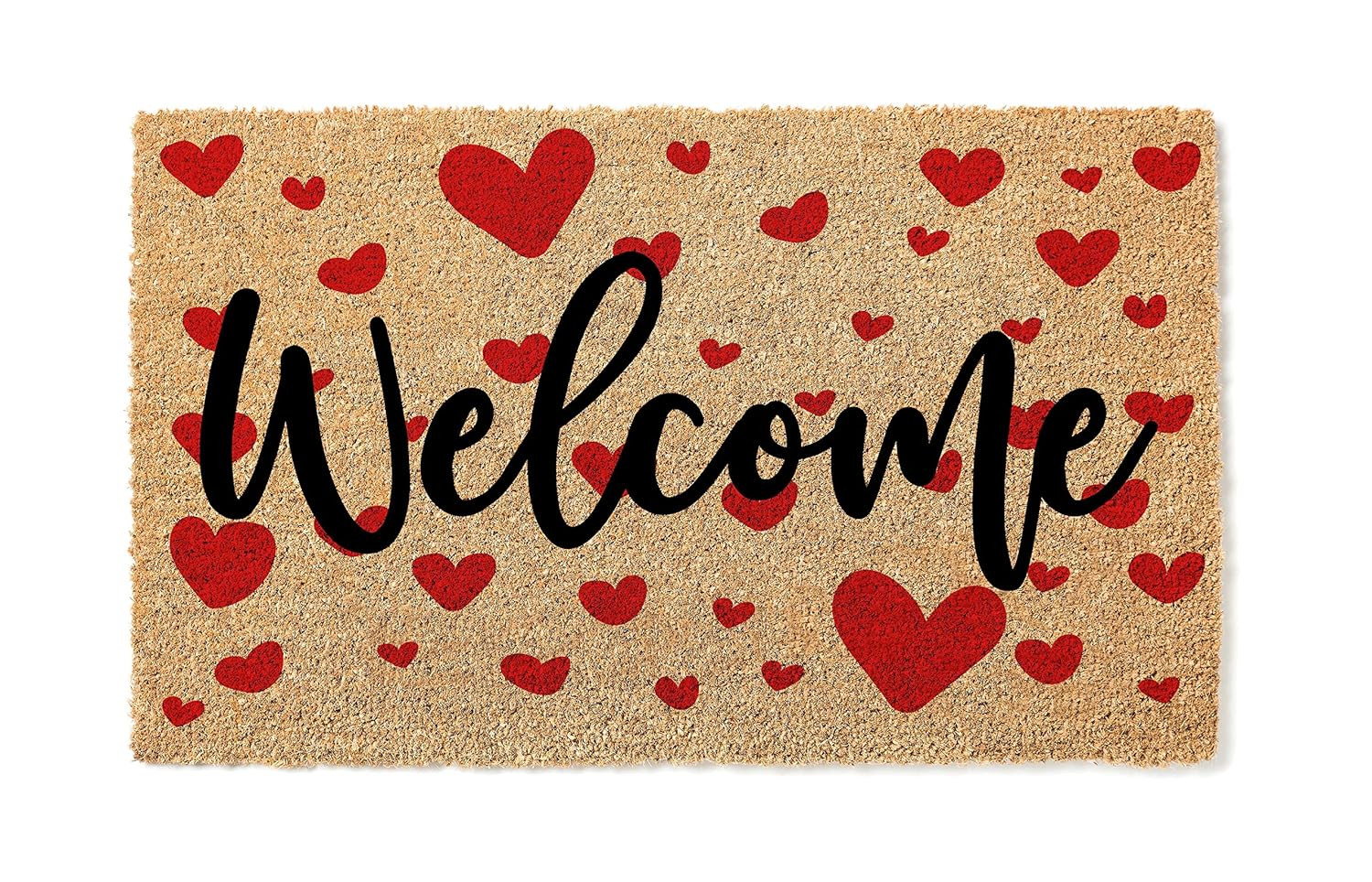 Welcome Heart Doormat | Cute Valentine's Housewarming Gift | Custom Doormat Closing Gift | Welcom... | Amazon (US)