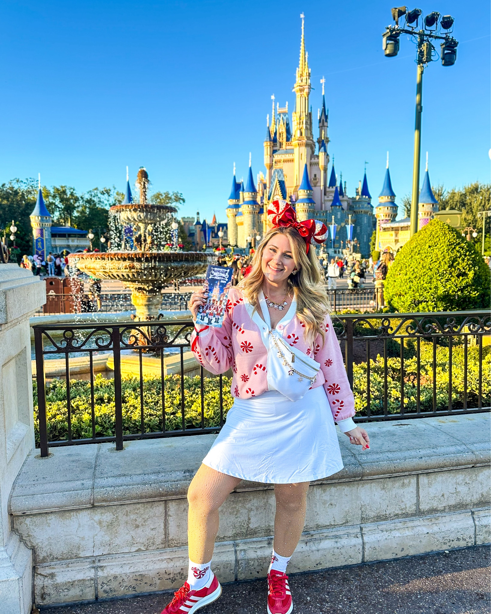 Very Merry Peppermint outfit!

Necklace and Bag charm by hidden Mickey treasures 

#LTKSeasonal #LTKTravel #LTKHoliday