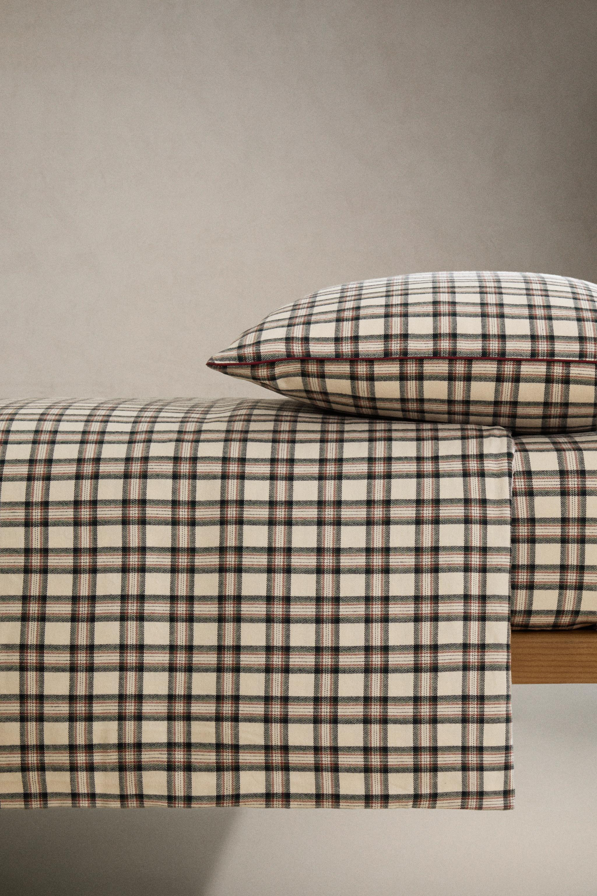 COPRIPIUMINO BAMBINI IN FLANELLA A QUADRI NATALIZIO | Zara IT