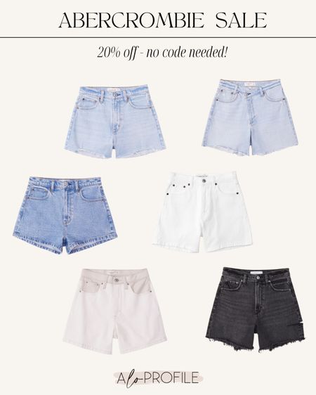 Denim shorts for summer! They’re all currently on sale for 20% off - no code needed. I have the two middle styles & they’re so flattering. I wear a size 25!

#LTKsalealert