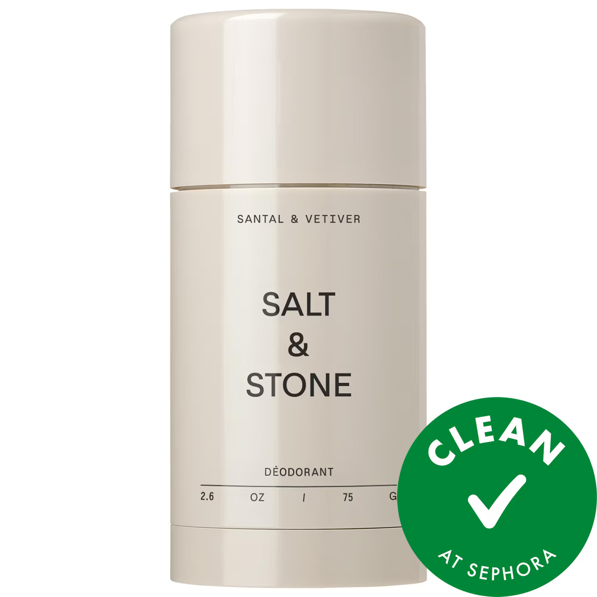 Salt & Stone Santal & Vetiver Extra-Strength Aluminum-Free Deodorant 2.6 oz | Sephora (US)