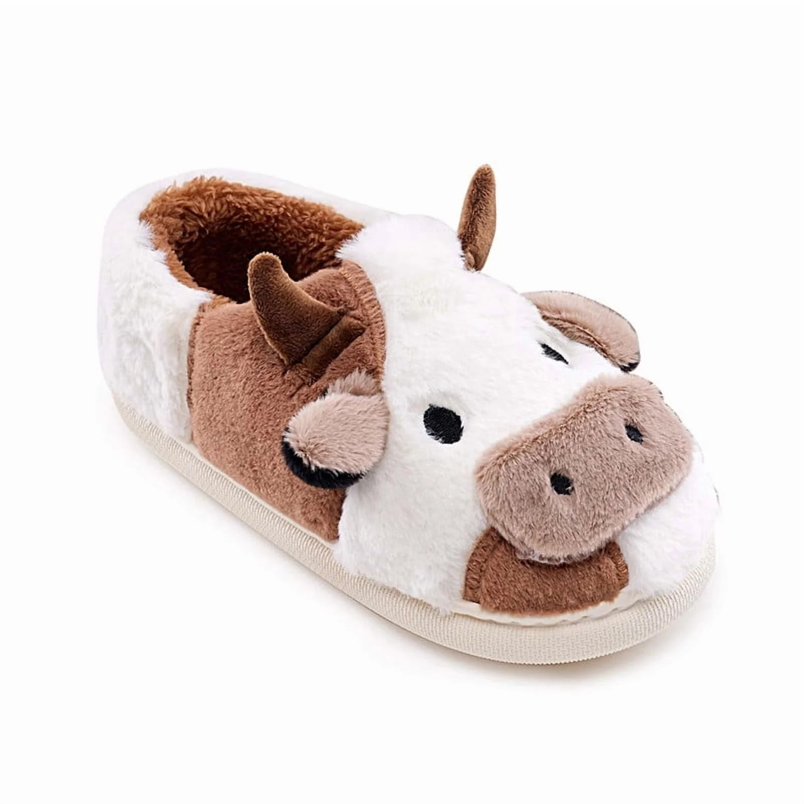 Cow Slippers for Women and Men, Fluffy Cute Cozy Cartoon Cow Cotton House Slipper Womens Cows Ani... | Walmart (US)