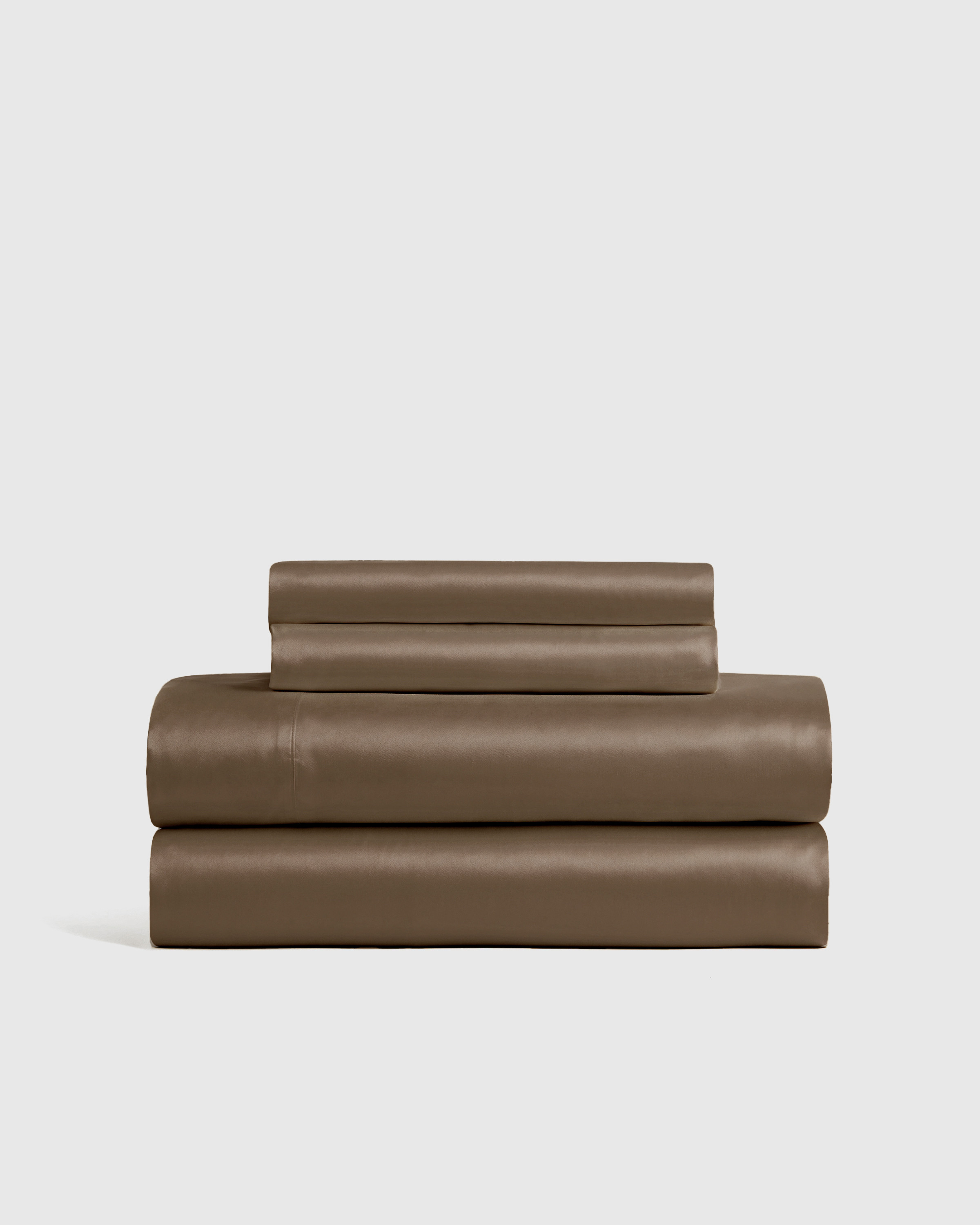 Quince | Bamboo Sheet Set in Walnut, Size King, Bamboo Viscose | Quince