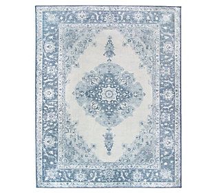 Ruggable Washable Rug - Parisa Blue 8' x 10' | QVC