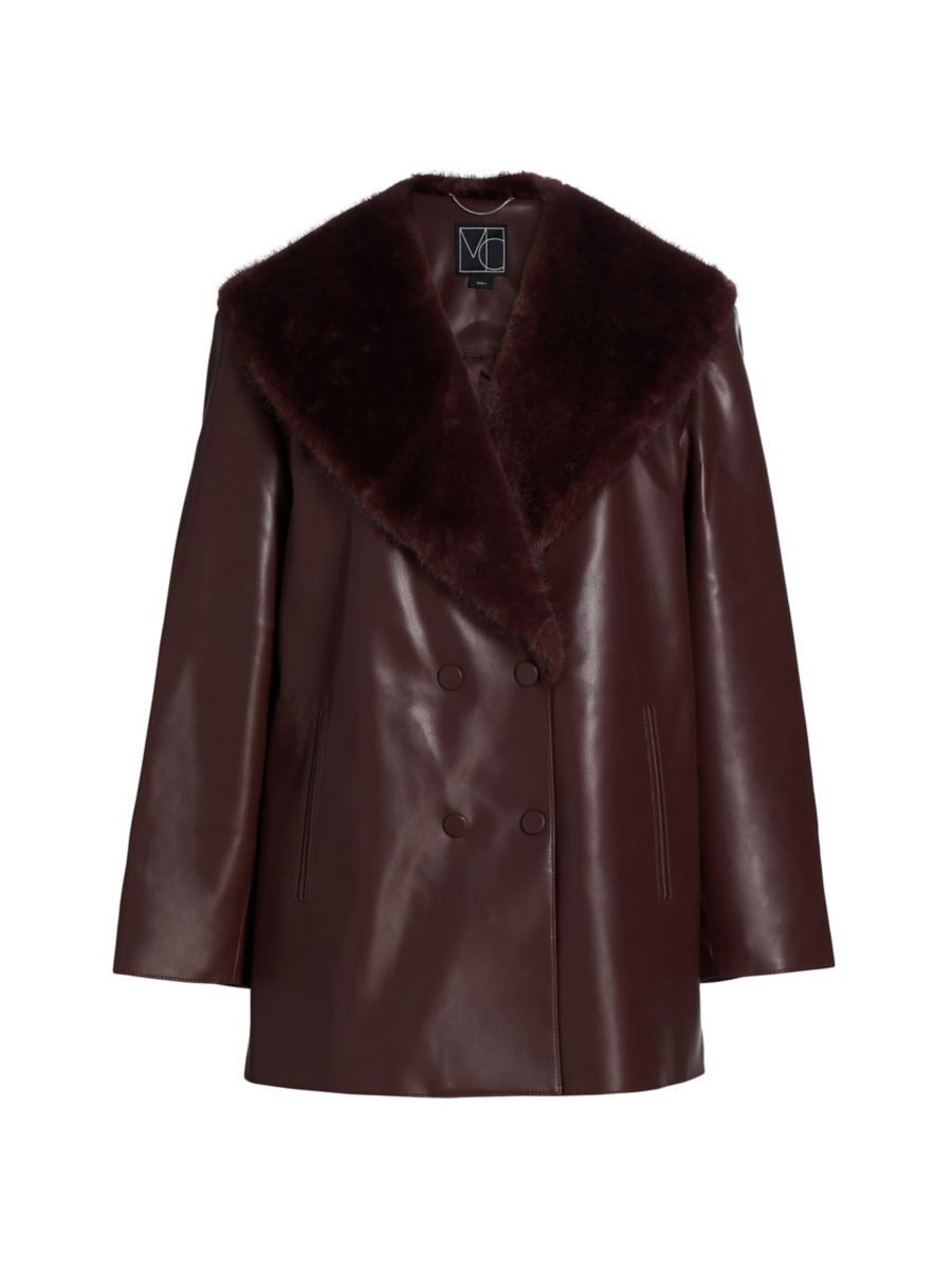 Faux Fur Faux Leather Jacket | Saks Fifth Avenue