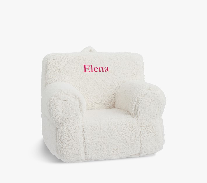 My First Anywhere Chair®, Cream Sherpa | Pottery Barn Kids | Pottery Barn Kids