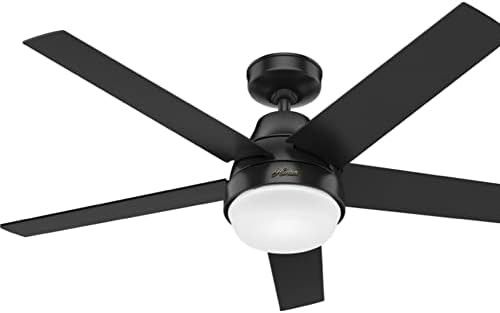 Hunter Fan Company 51314 Aerodyne Ceiling Fan, 52, Matte Black | Amazon (US)