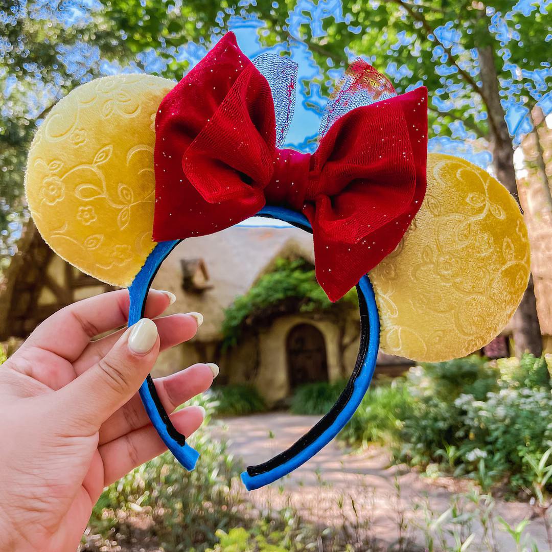 Snow White Princess Mouse Ears - Etsy | Etsy (US)