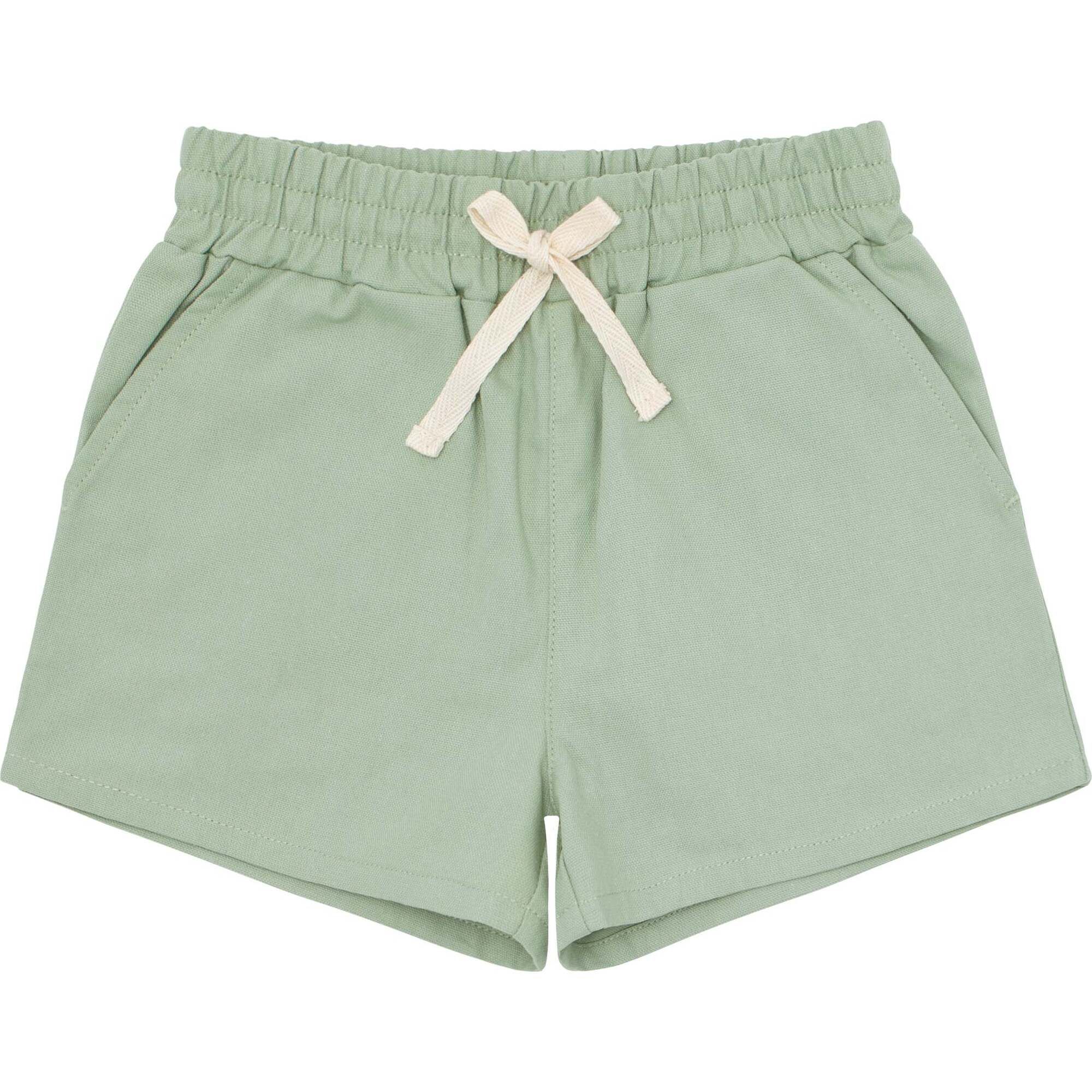 Boys Sea Marsh Green Canvas Short | Maisonette