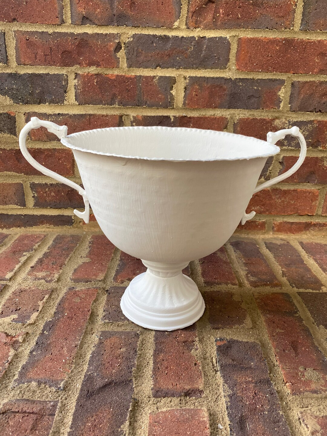 Vintage trophy . Antique white trophy . Antique white pedestal . Chinoiserie style . Gift for her... | Etsy (US)