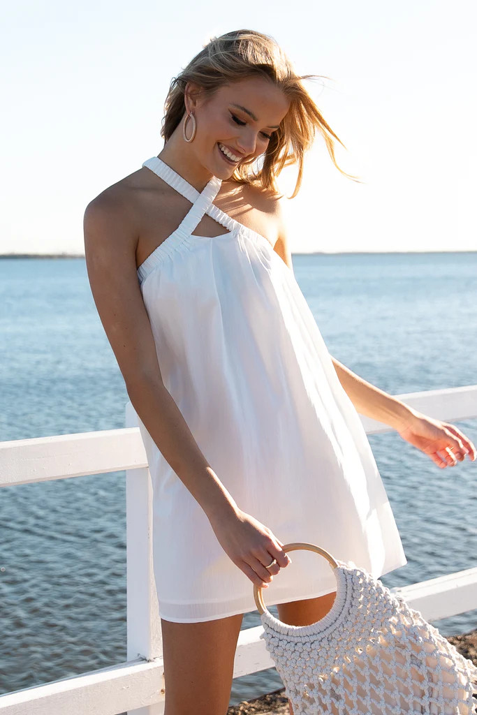 Lara Mini Dress - Ivory | Petal & Pup (US)