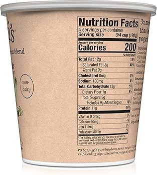 siggi's Plant-Based Coconut Blend, Vanilla – Dairy Free Snack, More Protein Than Sugar, Blue, 2... | Amazon (US)