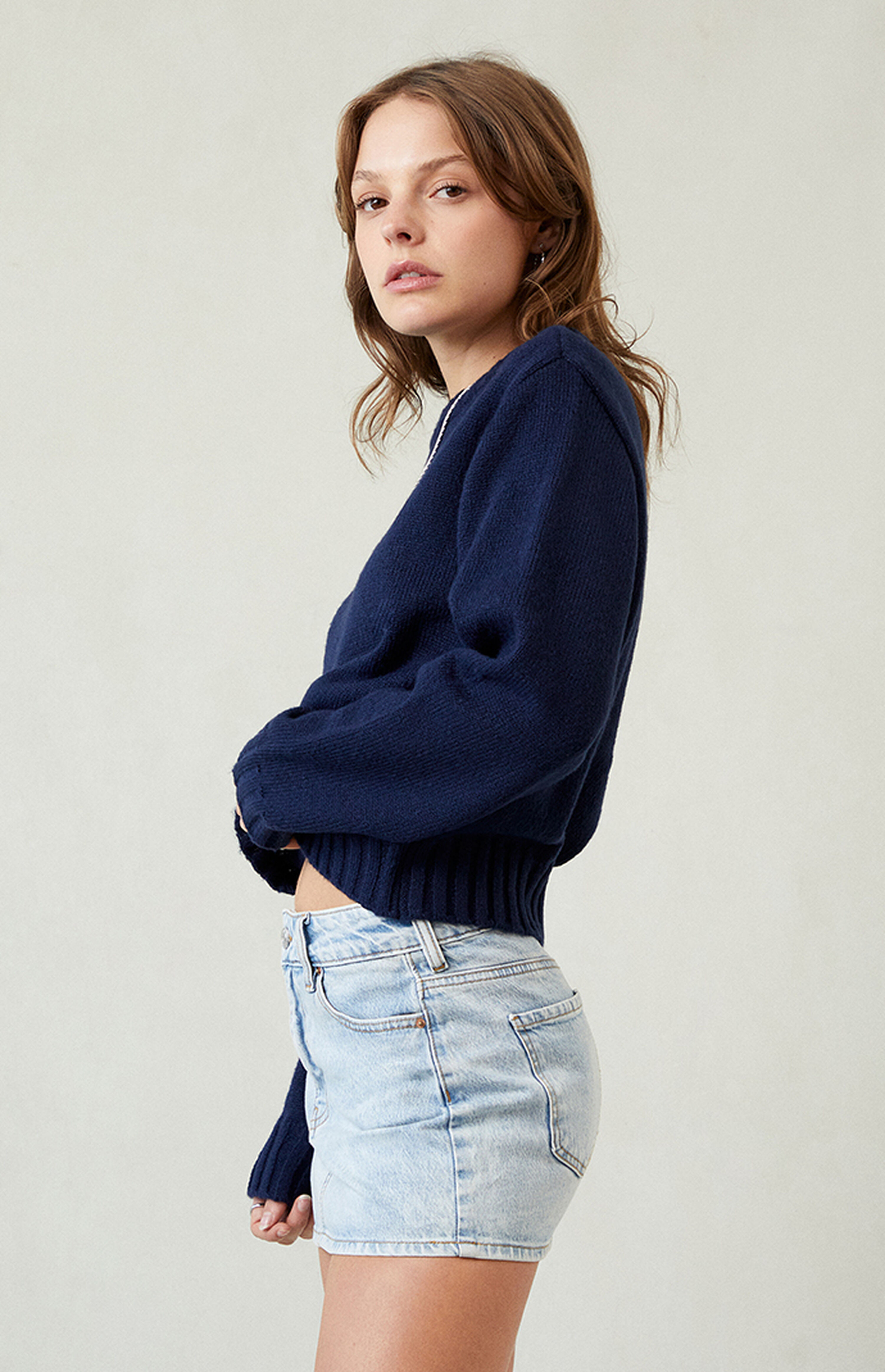 PacSun Bella Light Indigo Denim Skirt | PacSun