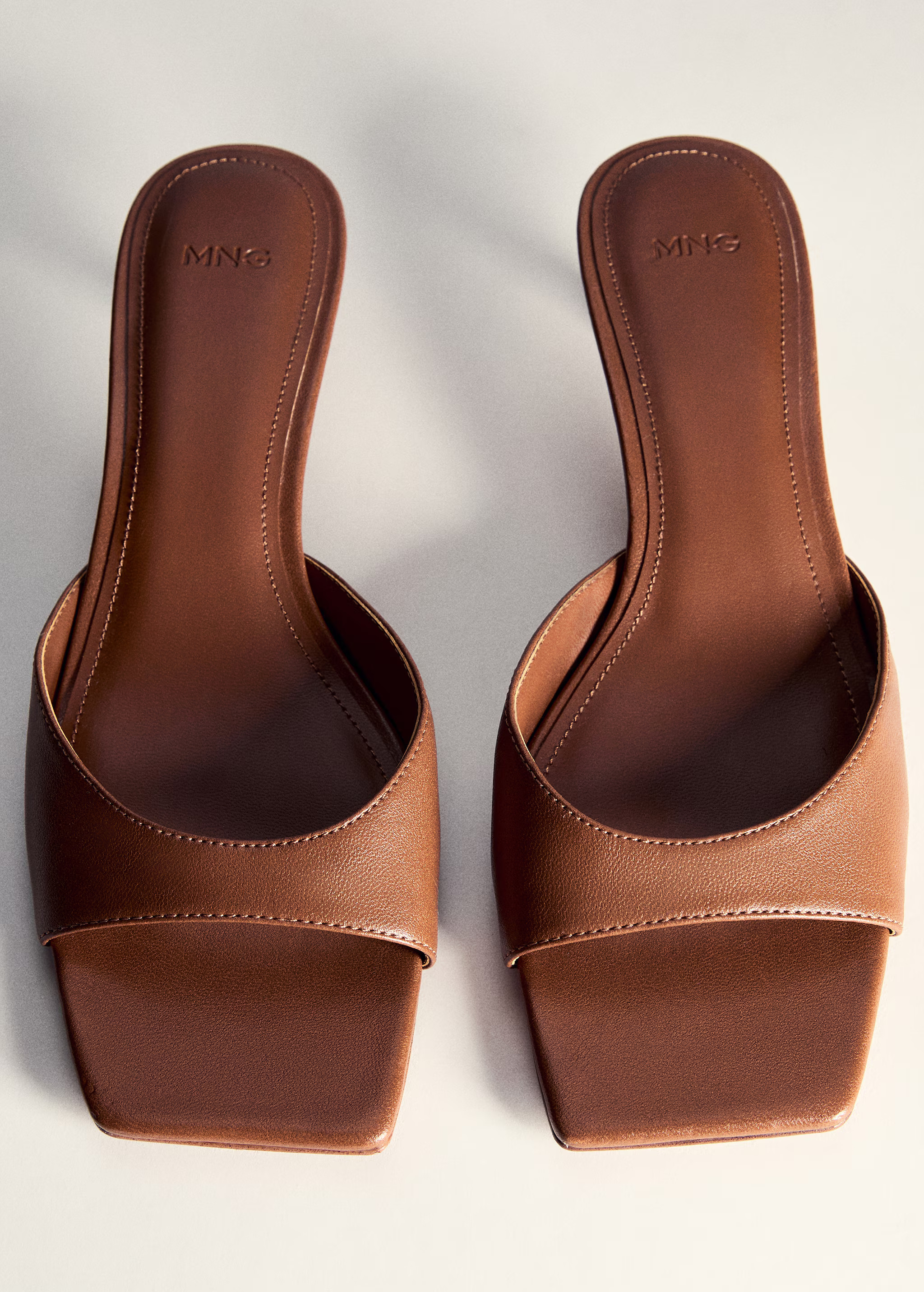 Heel non-structured sandals | MANGO (UK)