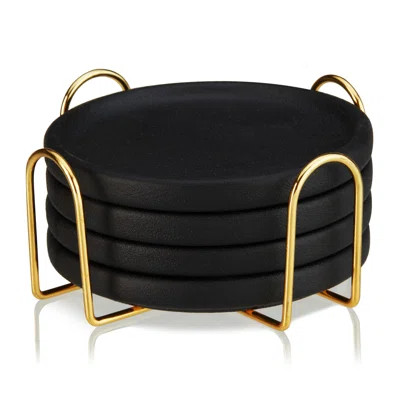 Earthenware Coasters with Stand | Wayfair North America