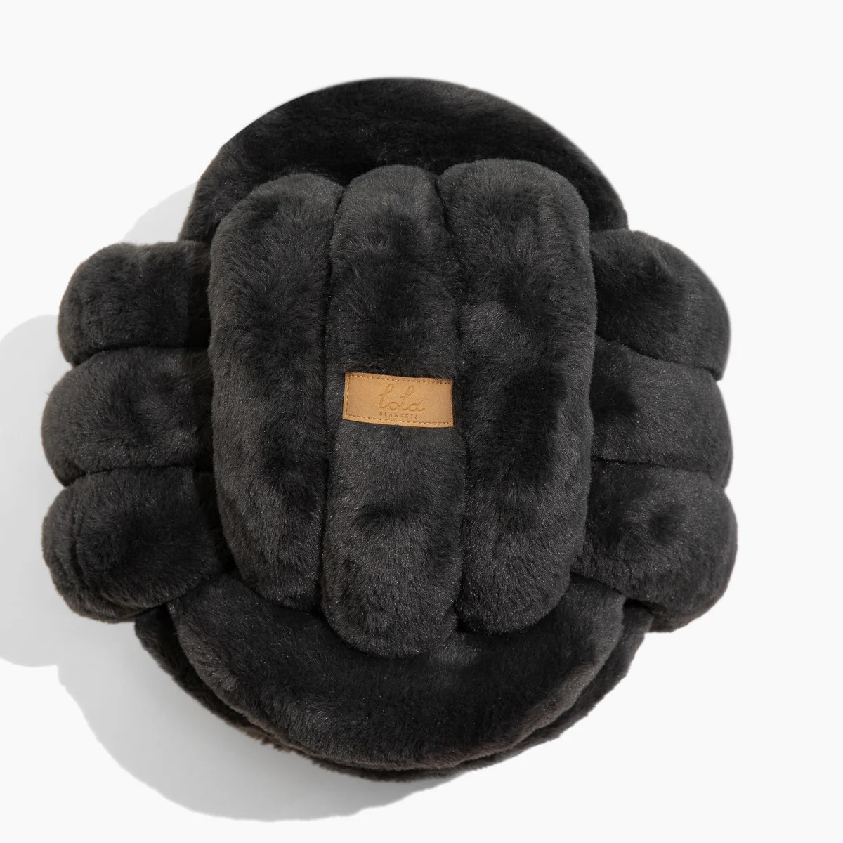 Knotty Pillow Charcoal | Lola Blankets