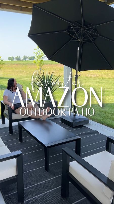Sharing my Amazon outdoor patio favorites! 🌿 My trusty outdoor rug held up beautifully against last year’s crazy Midwest summer. Pair it with this plant and planter combo, brings our patio to life. And let's talk about this moveable umbrella base - total game changer! And don't even get me started on my favorite double wind vented umbrella – bringing in all that much needed airflow!

AMAZON // AMAZON HOME // AMAZON HOME DECOR // AMAZON FURNITURE // AMAZON HOME MUST HAVES // AMAZON HOME HOME // AMAZON HOME LIVING ROOM // AMAZON HOME FINDS

#LTKhome #LTKVideo #LTKSeasonal