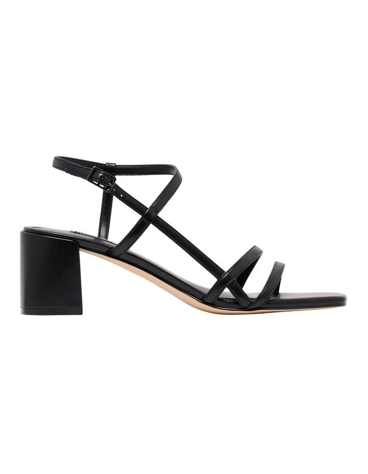 Jinka Heeled Sandal in Black | Myer