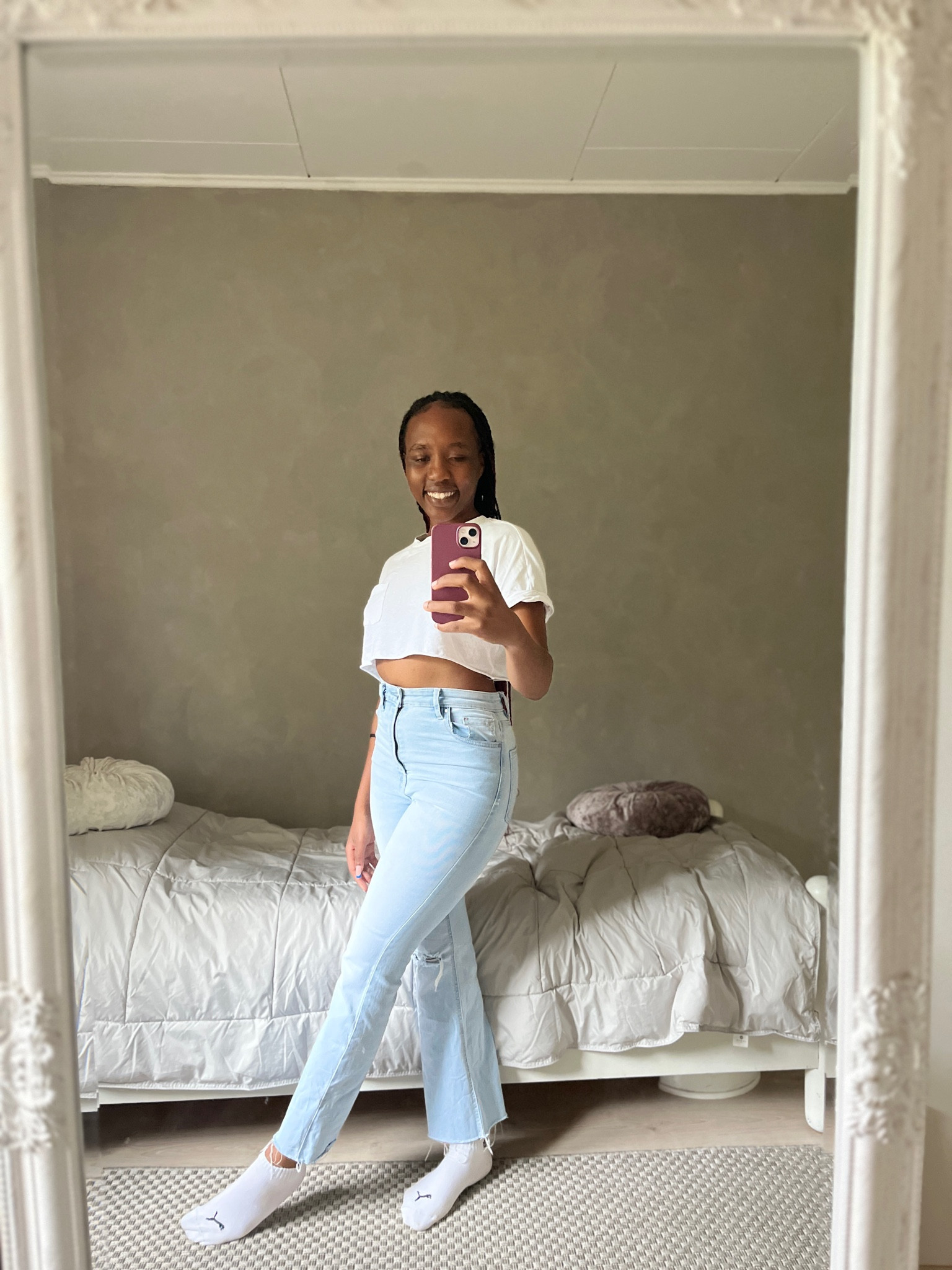 Flared wide leg jeans and a cropped tee! #LTKGIFT

#LTKstyletip #LTKeurope