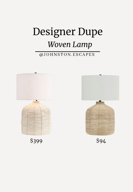Save on this pottery barn woven lamp dupe from Walmart!

#LTKhome #LTKFind #LTKSale