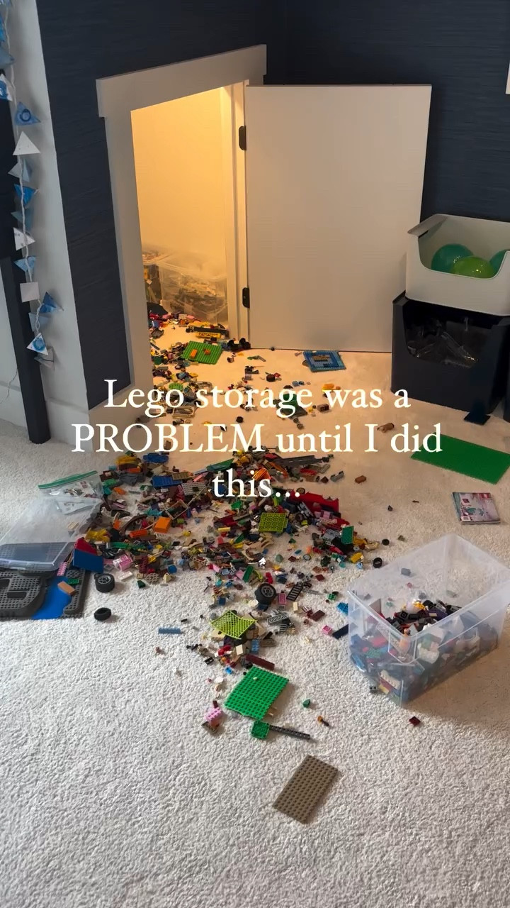 Comment “shop”

Yes, my 6 1/2 year old loves this setup 💙

My son doesn’t keep the legos organized by set but loves to look through the books and build over and over again!

He loves to make different minifigures and make his own sets so LOVES that he can easily find all the little parts and accessories. 

He finds it easy to find legos based on color and also have a rolling cart for his current projects!

… and oh course a junk drawer for when he doesn’t feel like putting the pieces back 😀

Why I have this set up? A lot of the rolling carts and bins I already had so I repurposed for this! 

Even though, I hope this lasts for years ( and it has so far), I didn’t want to have an entire section of his room designed solo for Legos incase he moves on 💙

This works for us! What works for you?

#legostorage #lego #kidsstorage #getorganized #kidspaces #boysroom