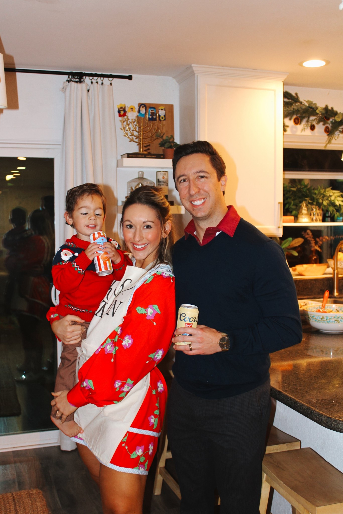 My dress in L, size up 1
Apron makes a great bridal shower gift, this was mine from 2017

Toddler boy sweater is Amazon. Great quality. Runs small. Graham is in 2/3T

#LTKHoliday #LTKmomlife #LTKdayinmylife