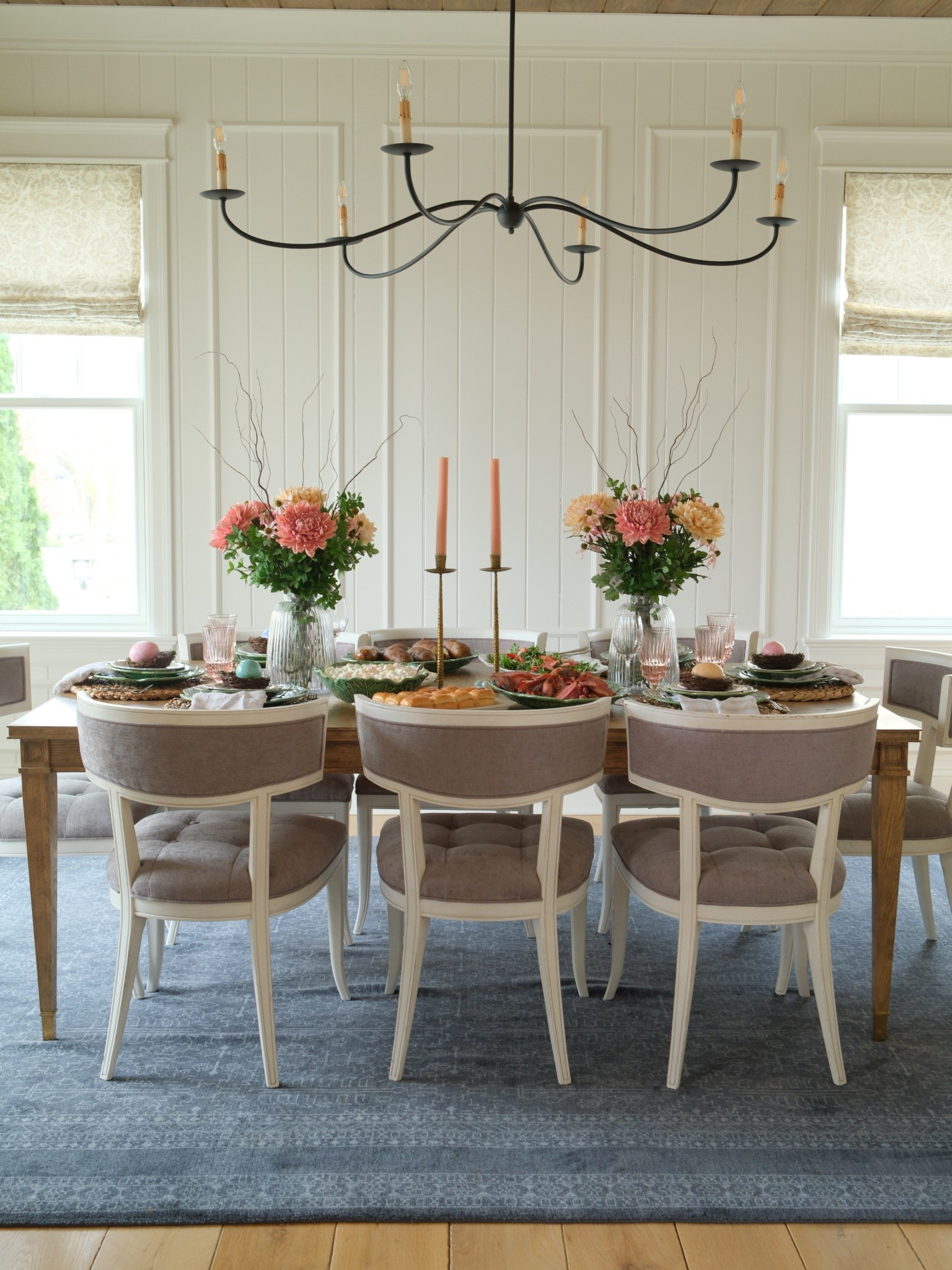 A pretty in pink Spring tablescape! Would you believe the stems are from Target?! 🍽️

#LTKFindsUnder50 #LTKSeasonal #LTKHome