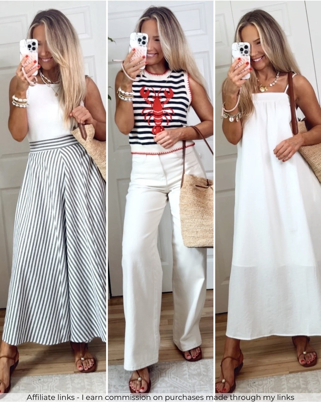 Affiliate links - I earn commission on purchases made through my links

Neutral summer outfits
Amazon striped skirt
Amazon summer top
Amazon white dress
