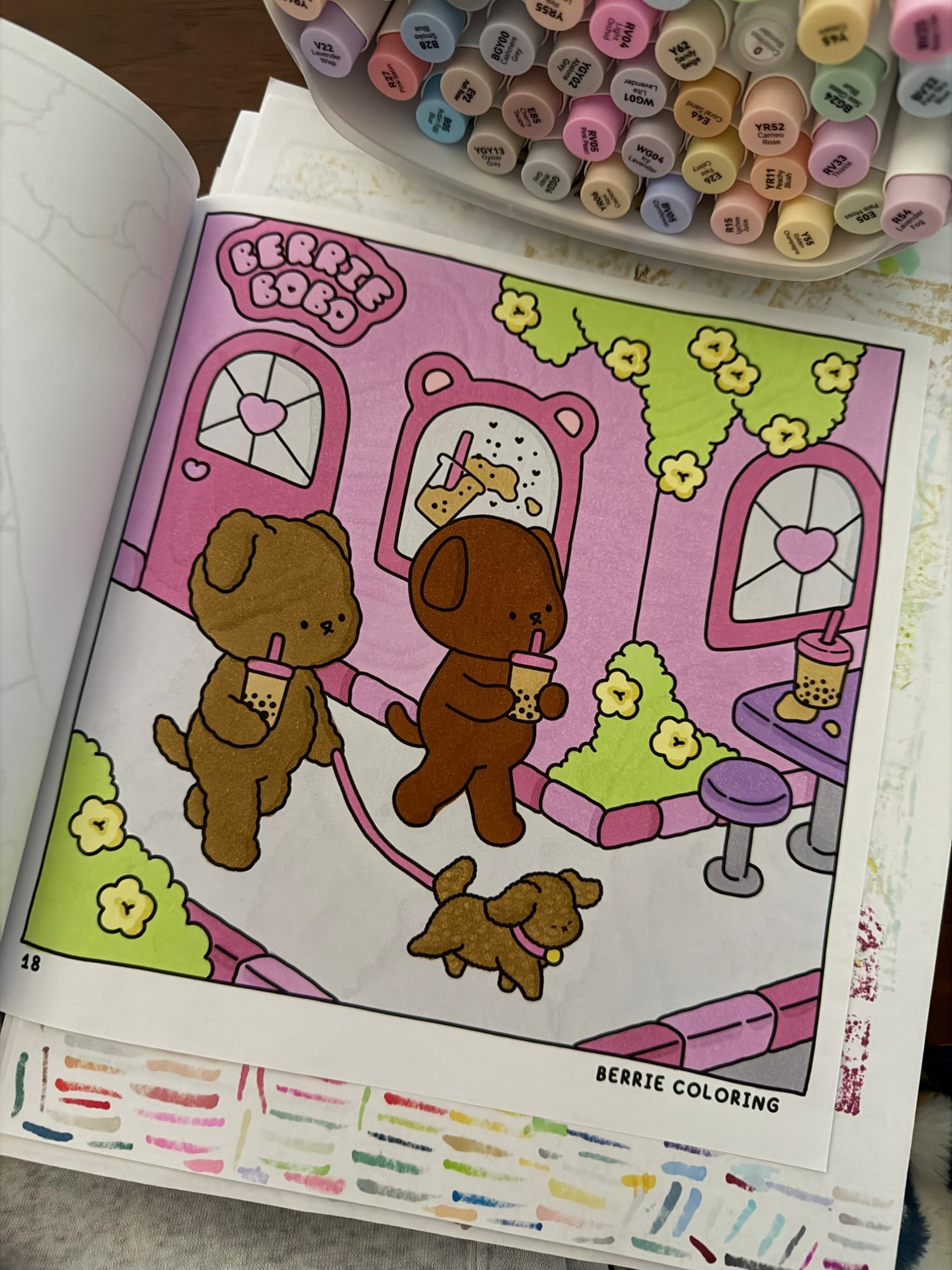 another page in the berrie coloring book I ordered - this is a mix of colors from the Ohuhu 120 and Ohuhu 48 Pastel - Sweetness markers

coloring book | colortok | alcohol based markers | relaxing | hobby 

#LTKFamily #LTKKids

#LTKSeasonal #LTKFamily