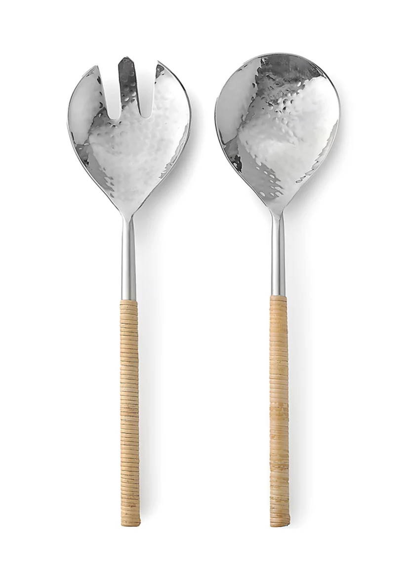 Rattan Salad Servers - Set of 2 | Belk