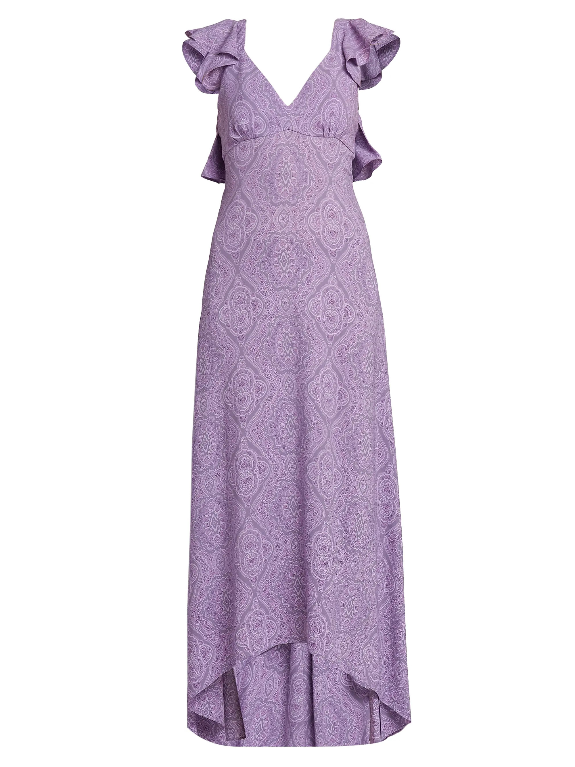 Paisley Flounce Maxi Dress | Saks Fifth Avenue