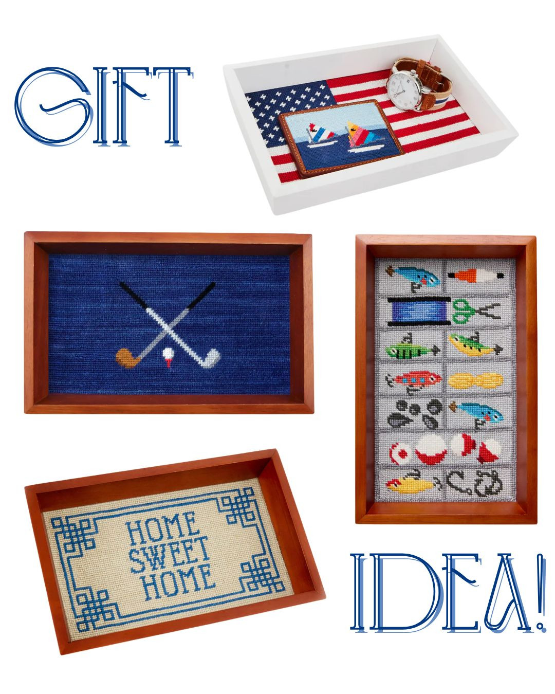 Personalized valet trays make the perfect thoughtful gift! From home accents to hobby-inspired designs, these hand-stitched trays add charm and function to any space. Great for holiday gifting or a unique home decor touch.

needlepoint tray, personalized gift, home decor, gift ideas, men’s gift, holiday gifts, tuckernuck 

 #LTKGiftGuide #LTKHome