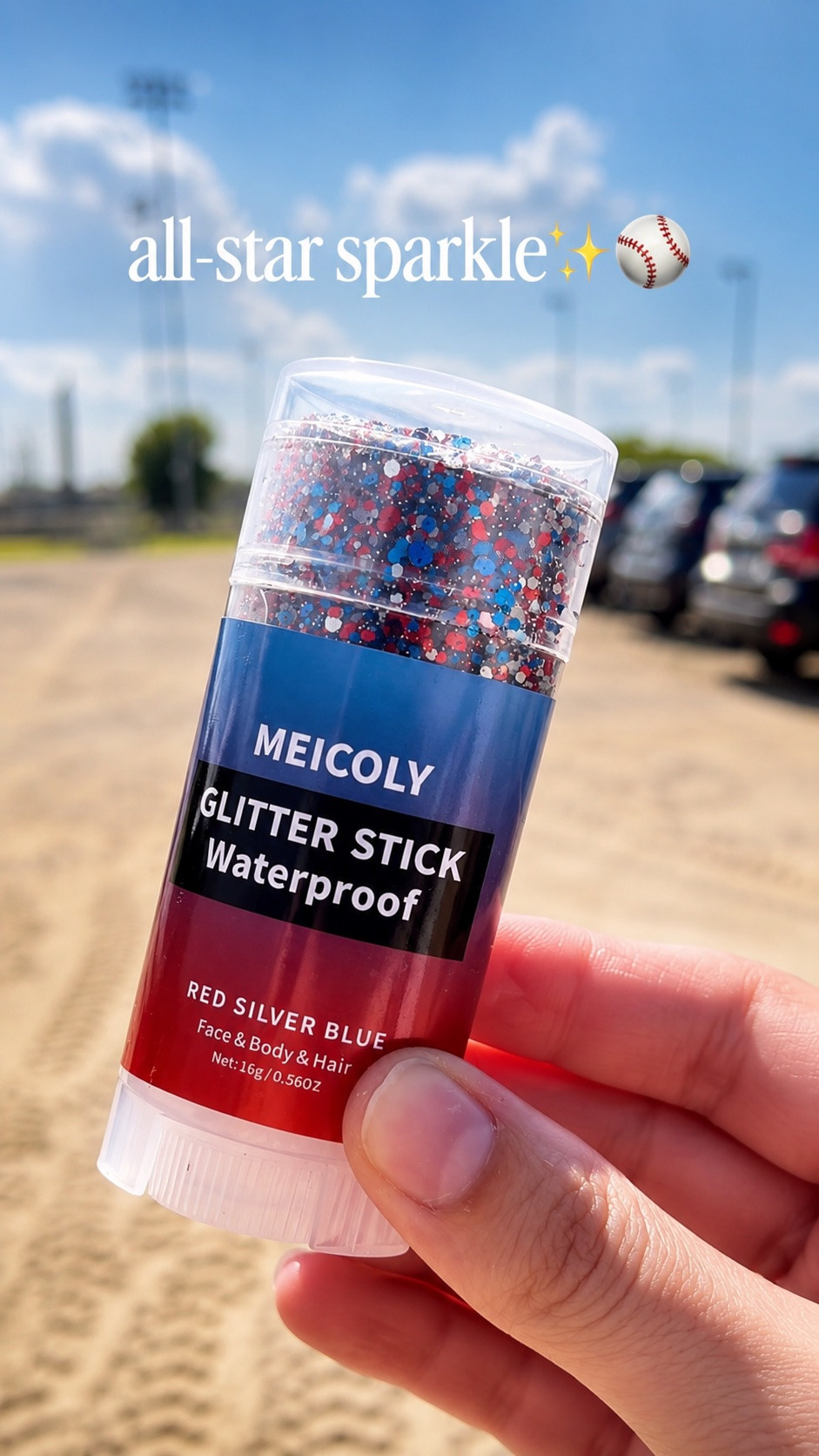 This glitter is so pretty ❤️🤍💙 

✨ Waterproof, easy to apply, and little sis loves wearing it to her brother’s all-star games! It will be just as cute for the 4th of July too. 🇺🇸

#AllStarBaseball #BaseballMom #SoftballMom #GameDayStyle #LittleSisStyle #FourthOfJulyStyle #PatrioticFinds #AmazonFinds #SummerFinds #MomLife

#LTKmomlife #LTKKids #LTKgrwm