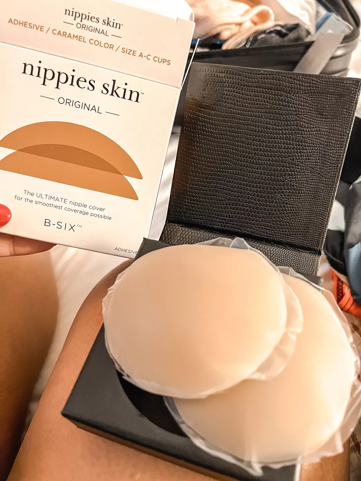 B-Six Nippies Skin Adhesive Nipple Covers ~ Caramel – Show Me Your