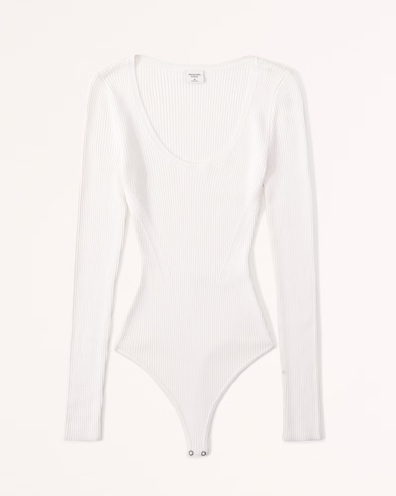 Scoopneck Sweater Bodysuit | Abercrombie & Fitch (US)