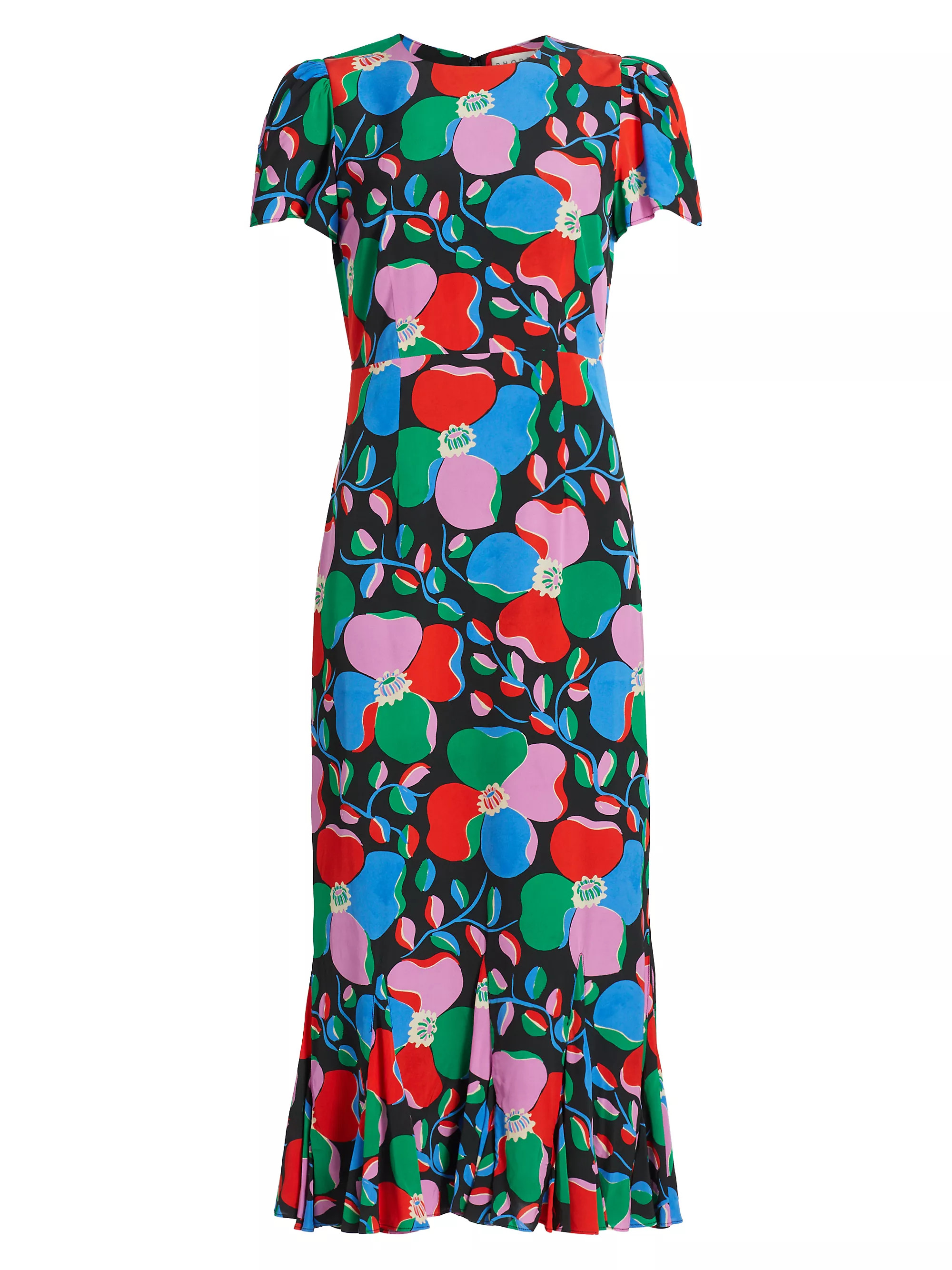 Lulani Geometric Floral Maxi Dress | Saks Fifth Avenue