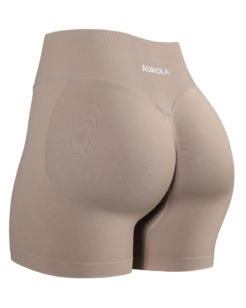 AUROLA Influence Workout Shorts for Women,2.5 3.5 4.5 5.5 6.5 No Roll Up Squat Proof Scrunch Seam... | Amazon (US)