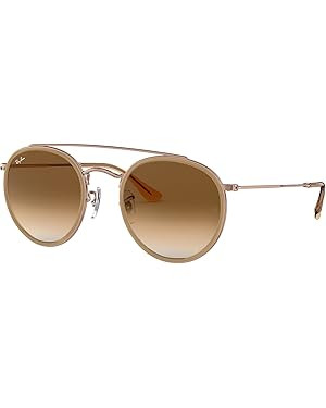 Ray-Ban Rb3647n Double Bridge Round Sunglasses | Amazon (US)