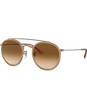 Ray-Ban Rb3647n Double Bridge Round Sunglasses | Amazon (US)