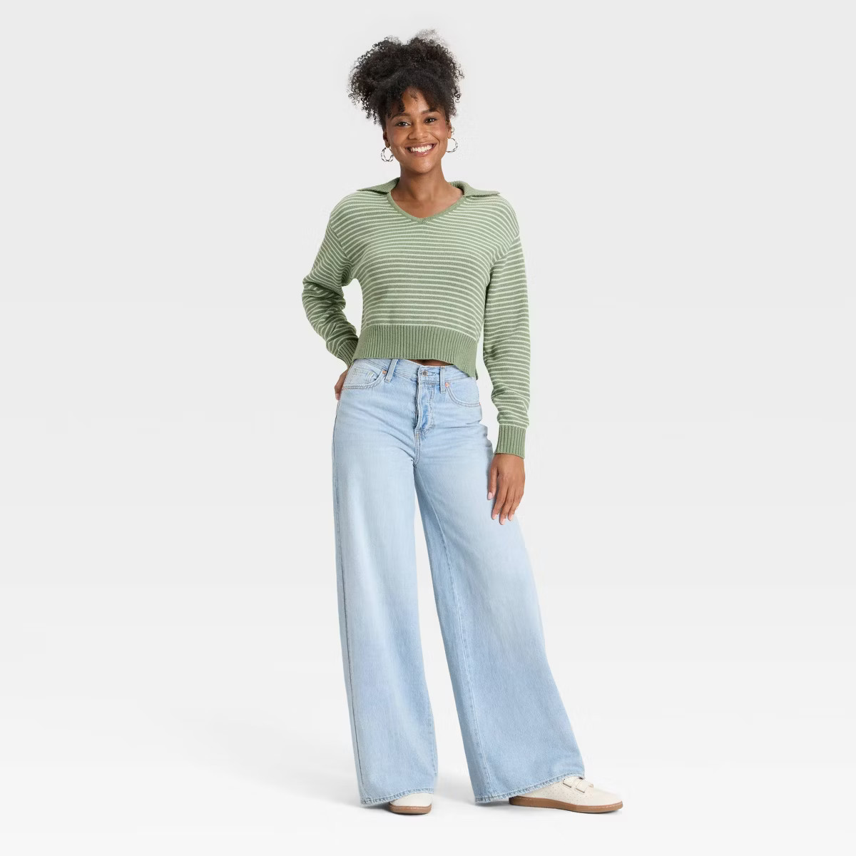 Women's Collared Neck Pullover Sweater - Universal Thread™ | Target