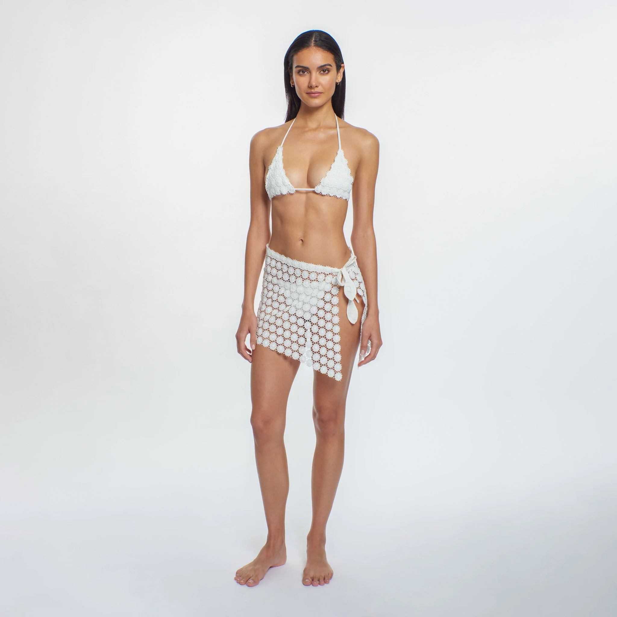 Soa Tie-Side Skirt S / Daisy Dream | Peixoto Wear