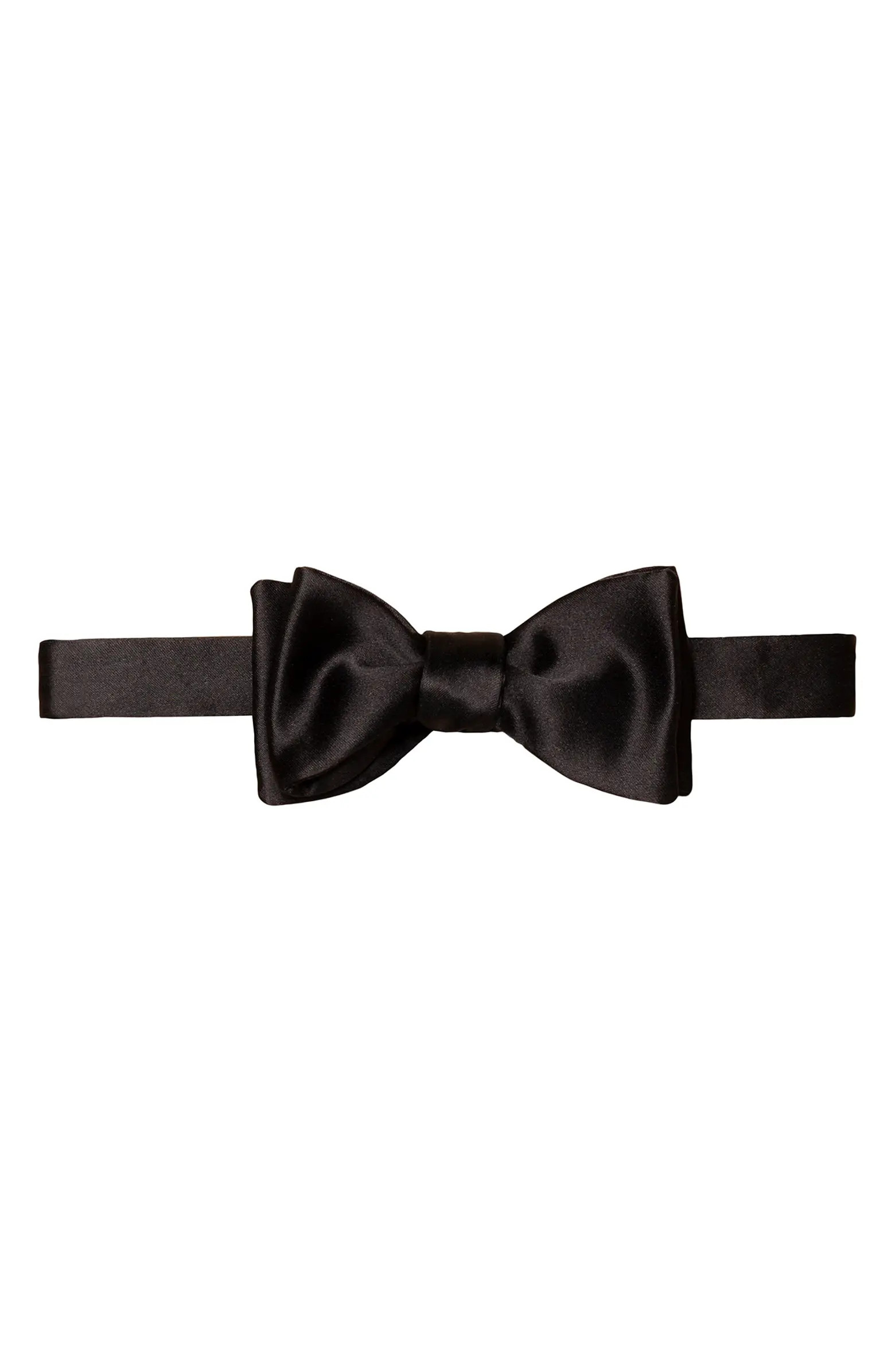 Solid Silk Pre-Tied Bow Tie | Nordstrom