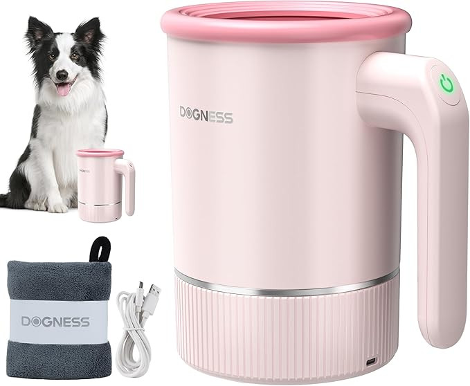 DOGNESS Automatic Dog Paw Cleaner and Massager, Electric Paw Washer for Dogs Portable Paw Cleaner... | Amazon (US)